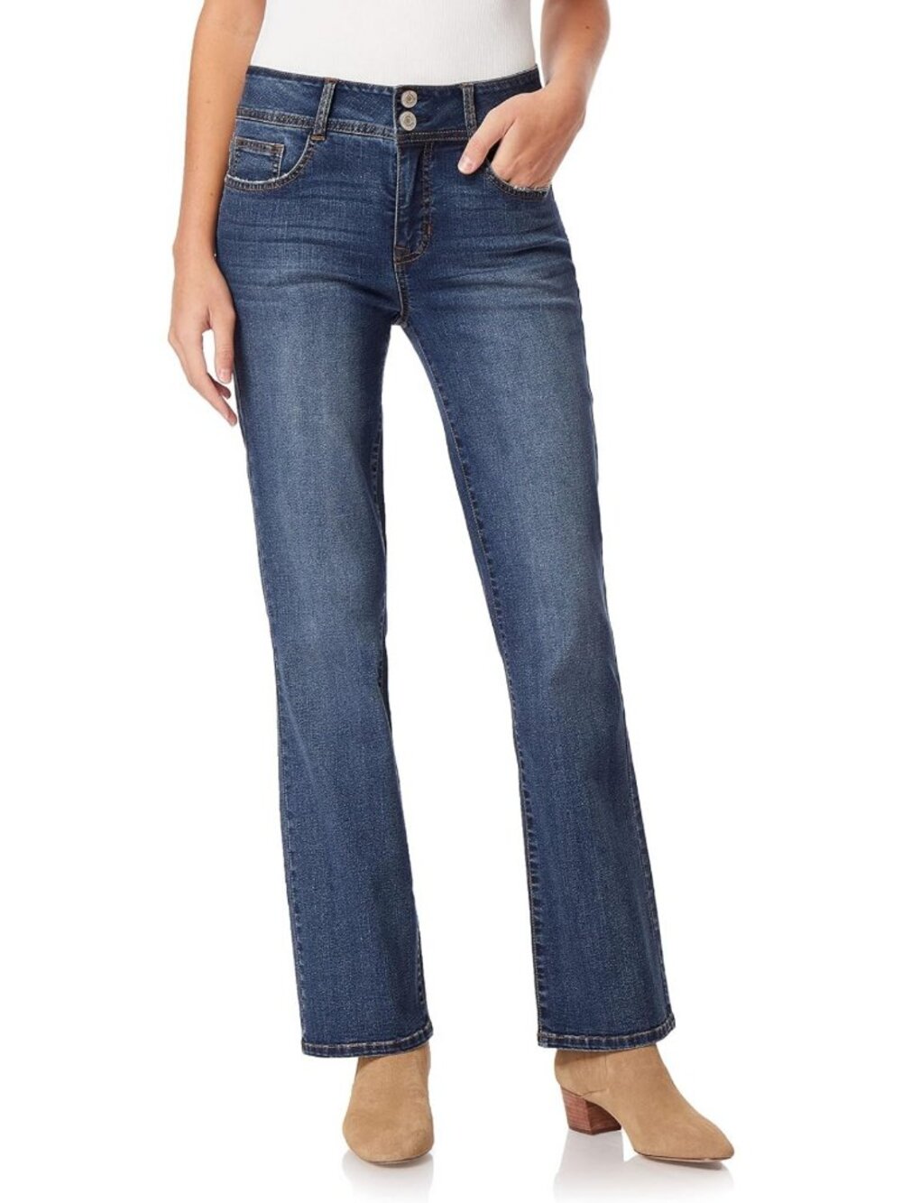 Curvy Bootcut Jeans for Women, Sizes 6-24, Flattering Fit, Stylish Denim